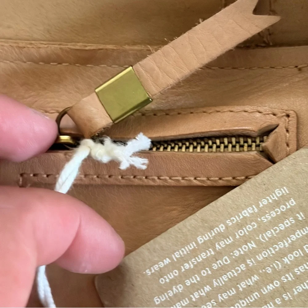 Madewell Tan Leather Tote Bag - Picture 11 of 12